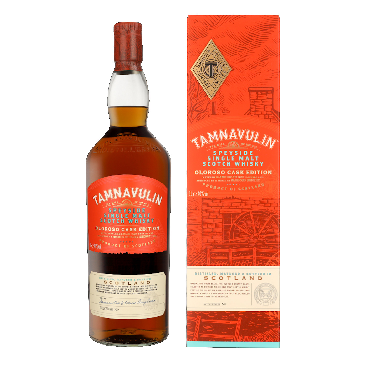 Tamnavulin Oloroso Cask + GP 1.0L (40% Vol.)