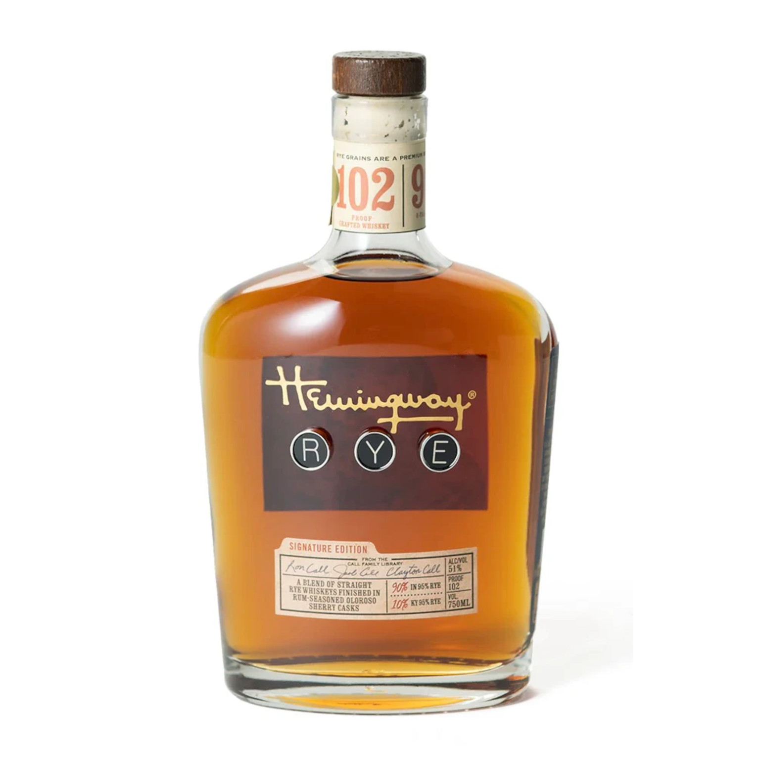 Hemingway Signature Edition Rye Whiskey 0.7L (51% Vol.)