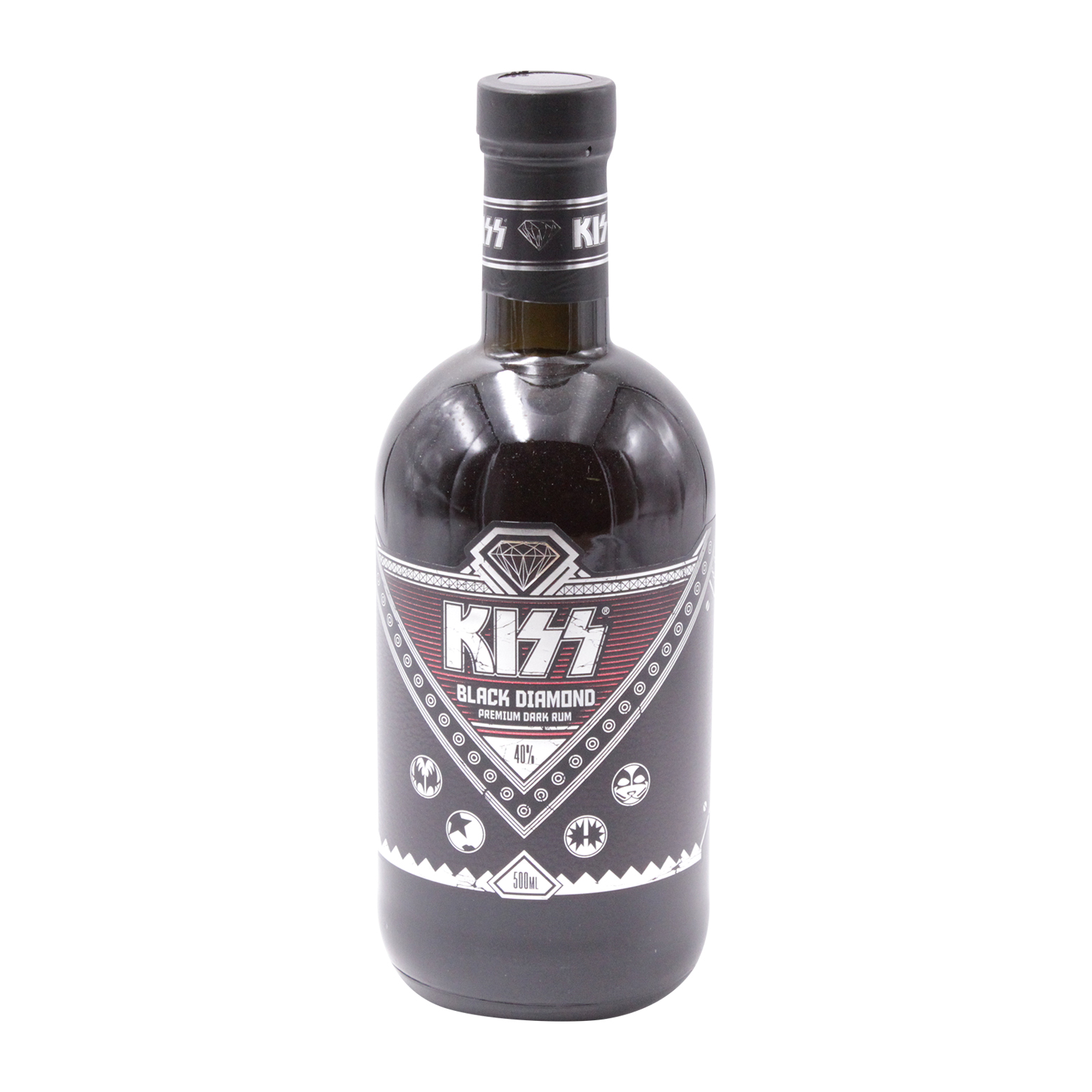 KISS Black Diamond Rum 0.5L (40% Vol.)