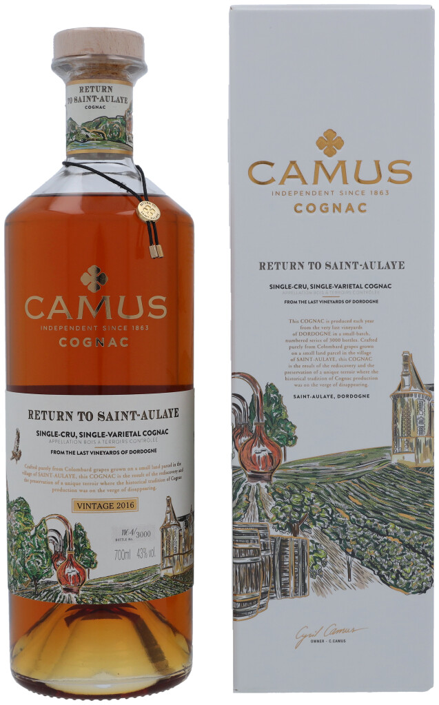 Camus Return to Saint-Aulaye + GB 0.7L (43% Vol.)