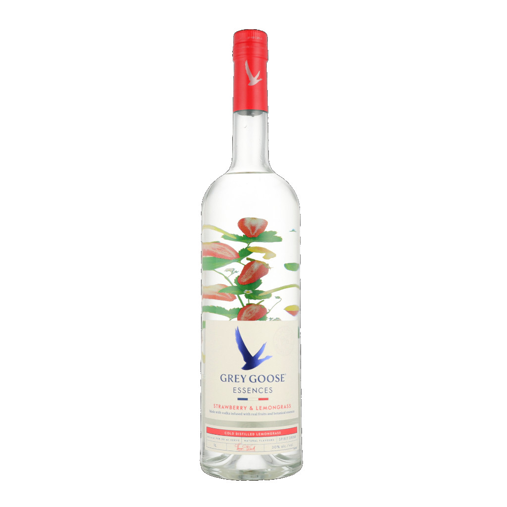Grey Goose Essences Strawberry & Lemongrass 1.0L (30% Vol.)