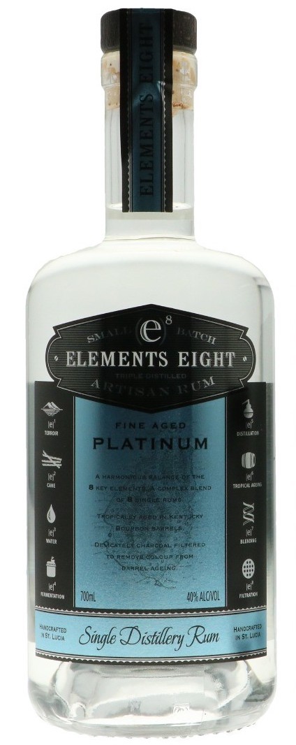 Elements 8 Platinum Rum 0,70L (40% Vol.)