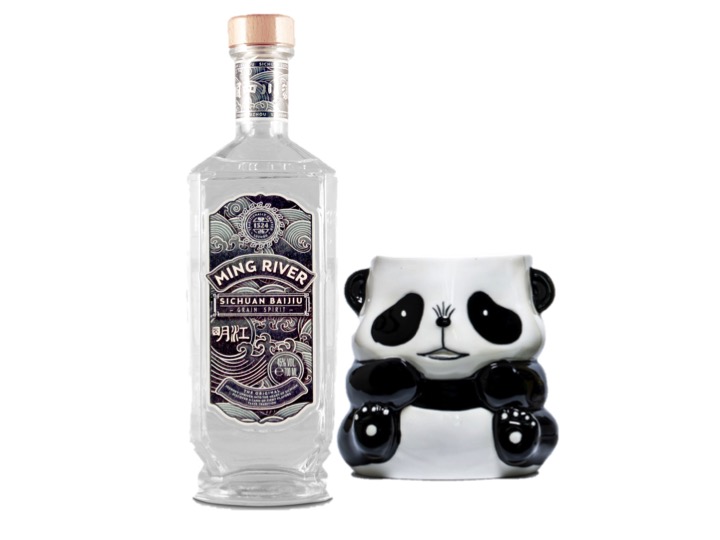 Ming River Sichuan Baijiu 0,7L (45% Vol.) + Tiki Mug