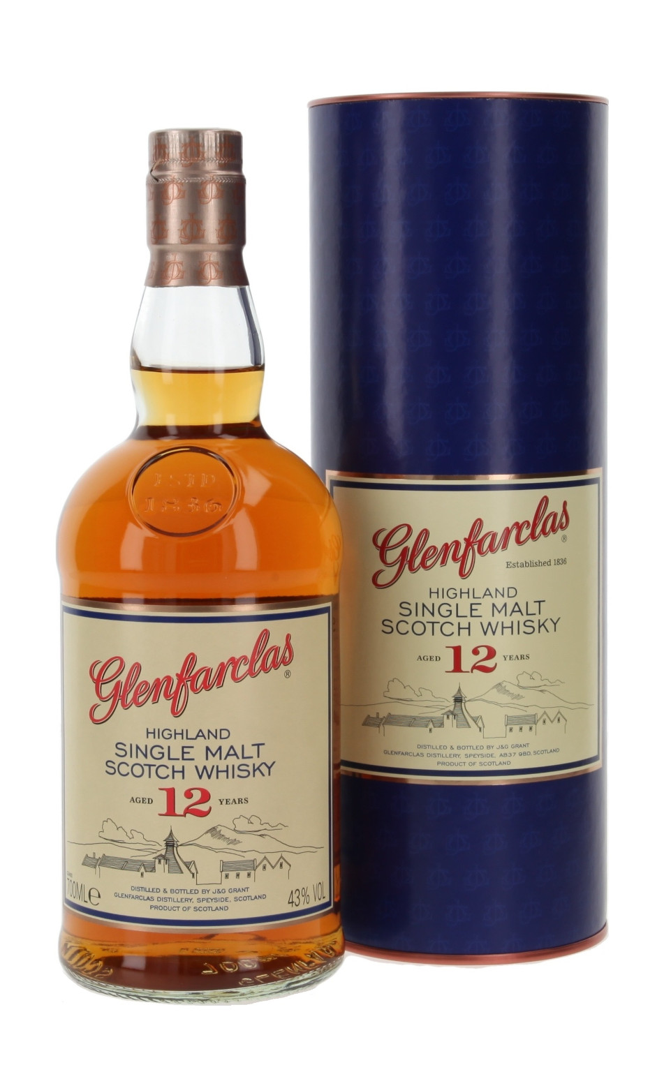 Glenfarclas 12 YO 0,7L (43% Vol.)