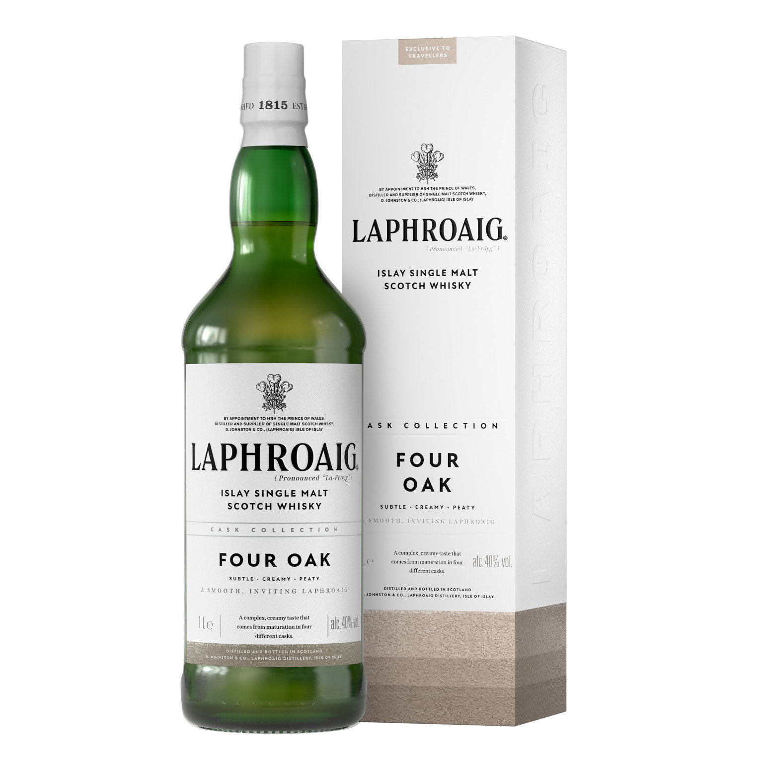 Laphroaig Four Oak Scotch Malt Whisky 1,0L (40% Vol.)