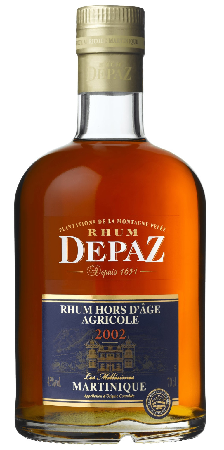 Depaz Millesime 2002 Hors d´Age Agricole 0,7L (45% Vol.)