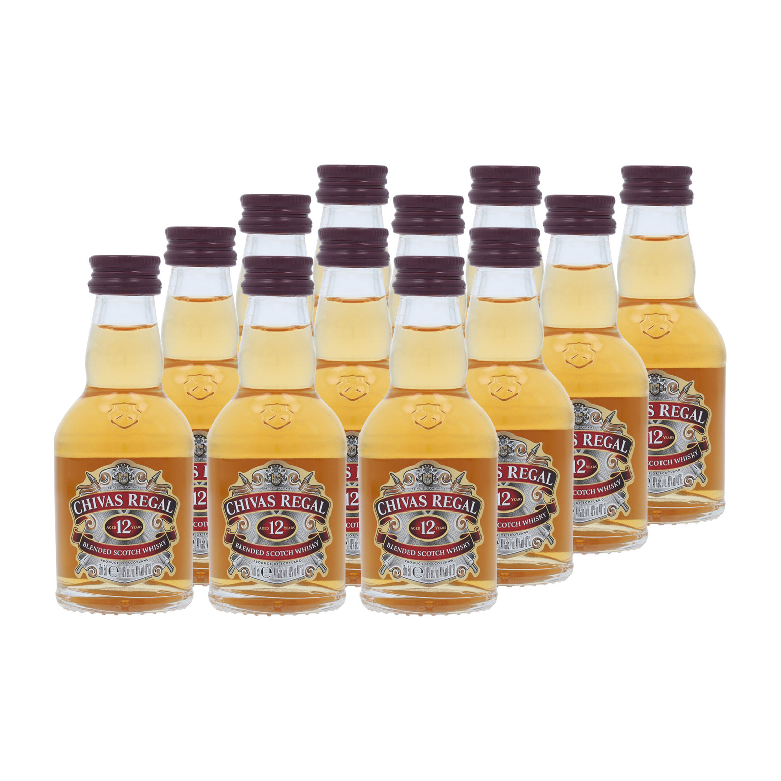 Chivas Regal 12 Years 12x 0.05L (40% Vol.)