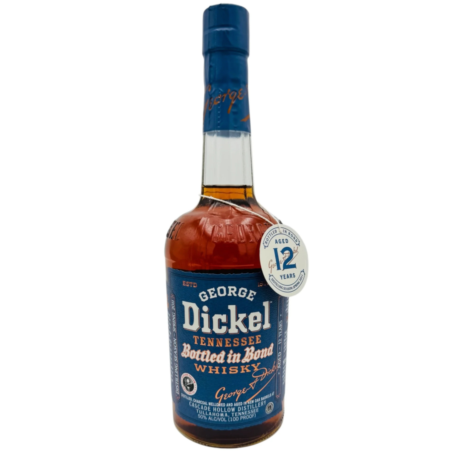 George Dickel 12 YO Bottled-in-Bond Tennessee Whisky 0,75L (50% Vol.)
