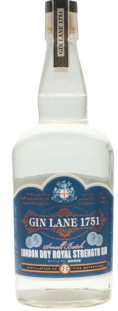 Gin Lane 1751 London Dry Royal Strength Gin 0.7L (47% Vol.)