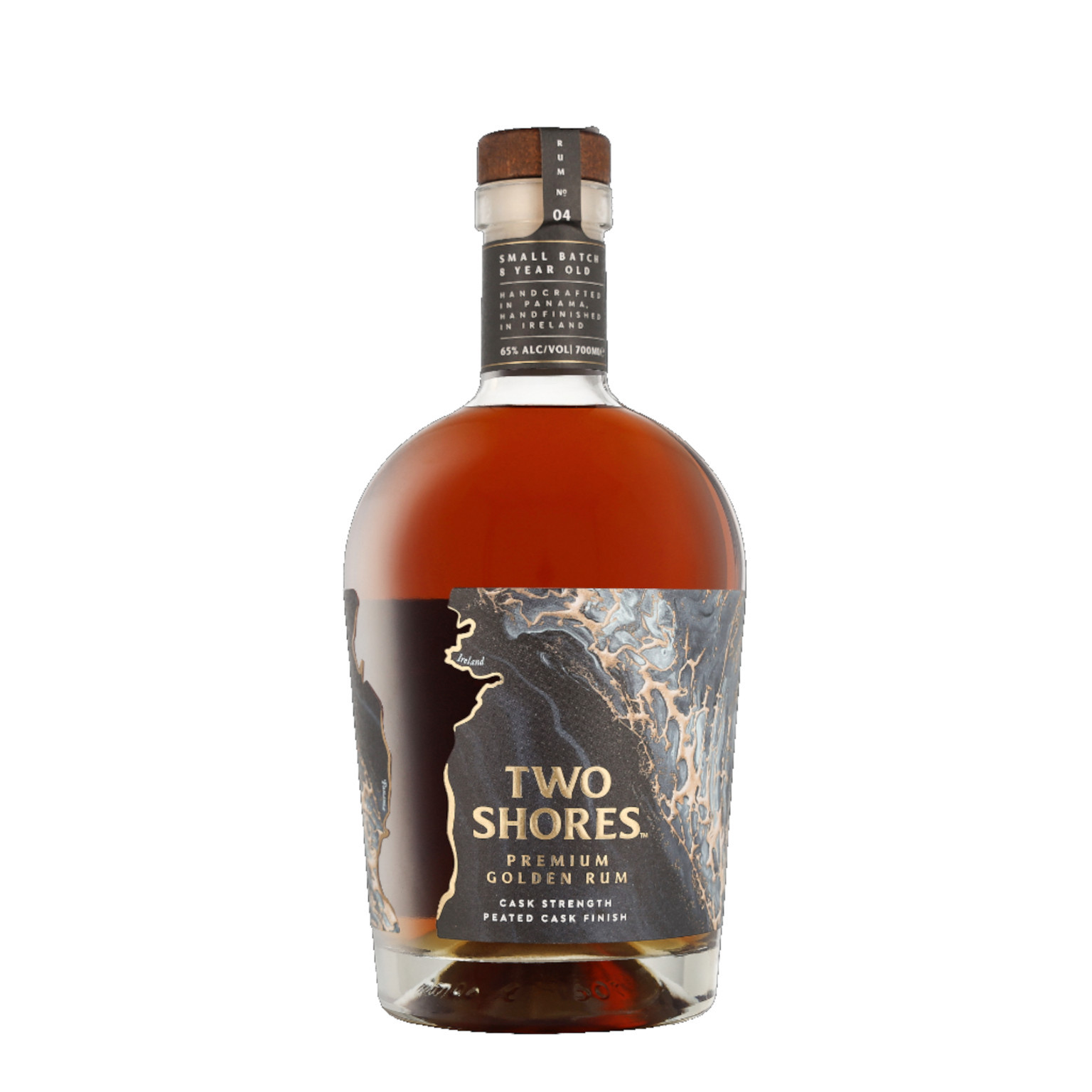 Two Shores Rum Peated Cask Finish 0.7L (65% Vol.)
