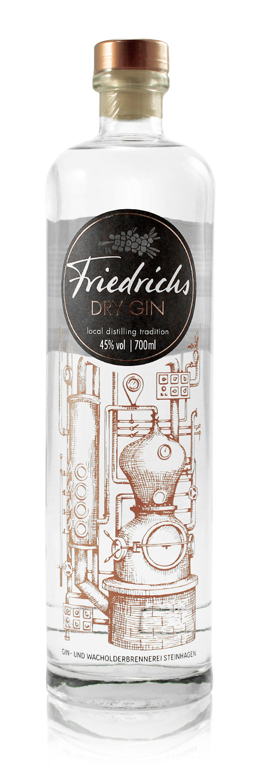 Friedrichs Dry Gin 0.7L (45% Vol.)