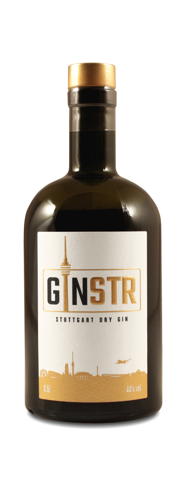 GINSTR Stuttgart Dry Gin 0.5L (44% Vol.)