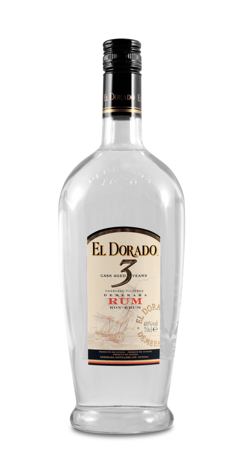 El Dorado 3 YO White Cask Aged Rum 0.7L (40% Vol.)