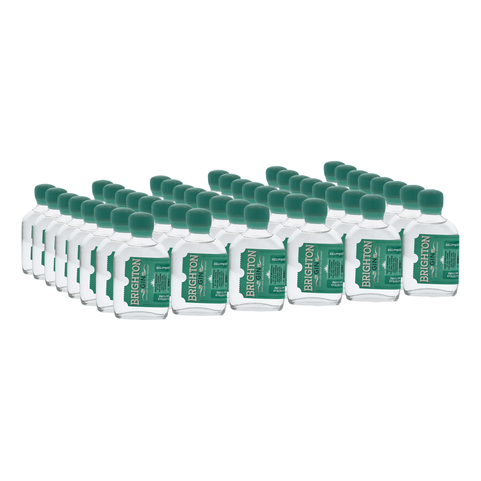 Brighton Gin Pavilion Strength 48x 0.05L (40% Vol.)