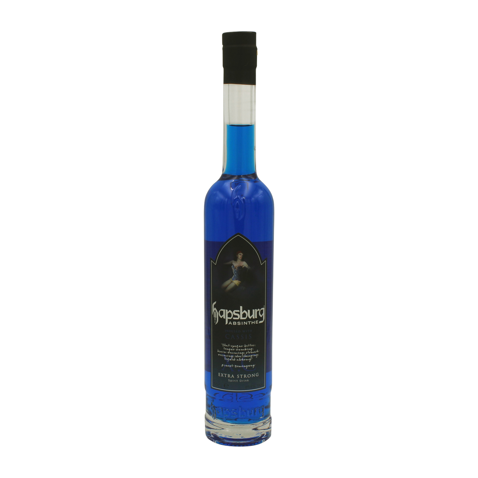 Absinthe Hapsburg Premium Extra Strong Cassis Blue Absinthe 0,5L (89,9% Vol.)