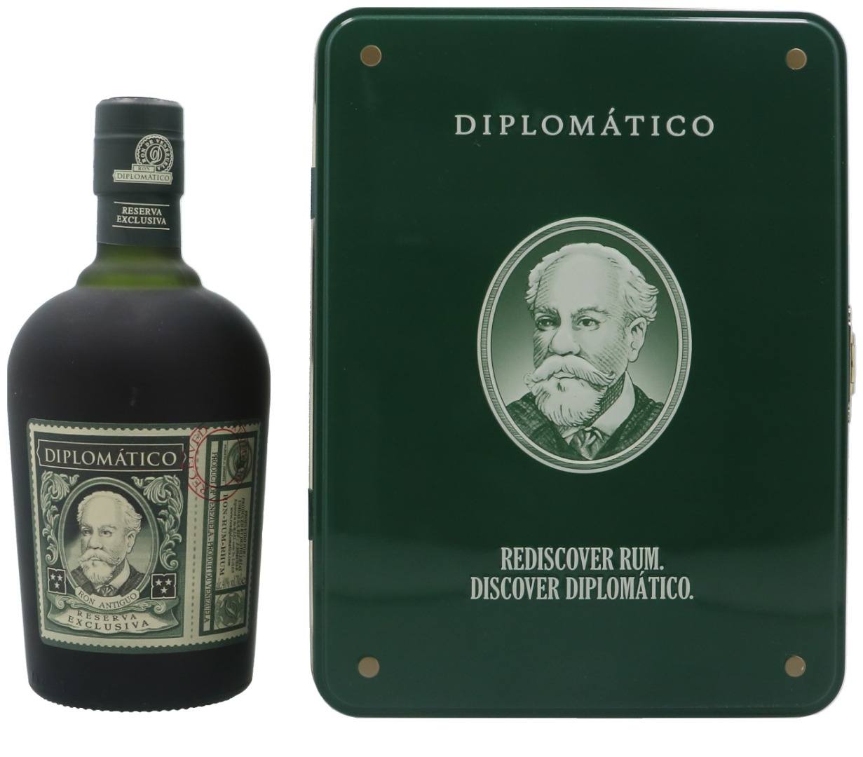 Diplomatico Reserva Exclusiva Suitcase Pack in Gift Box Rum 0.70L (40% Vol.)