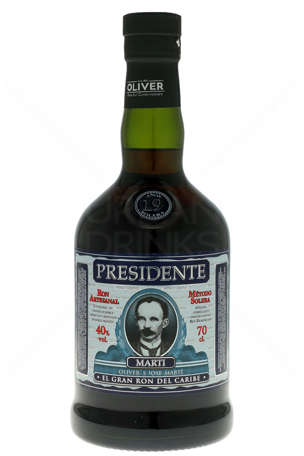 Presidente Marti 19 YO Rum 0,7L (40% Vol.)