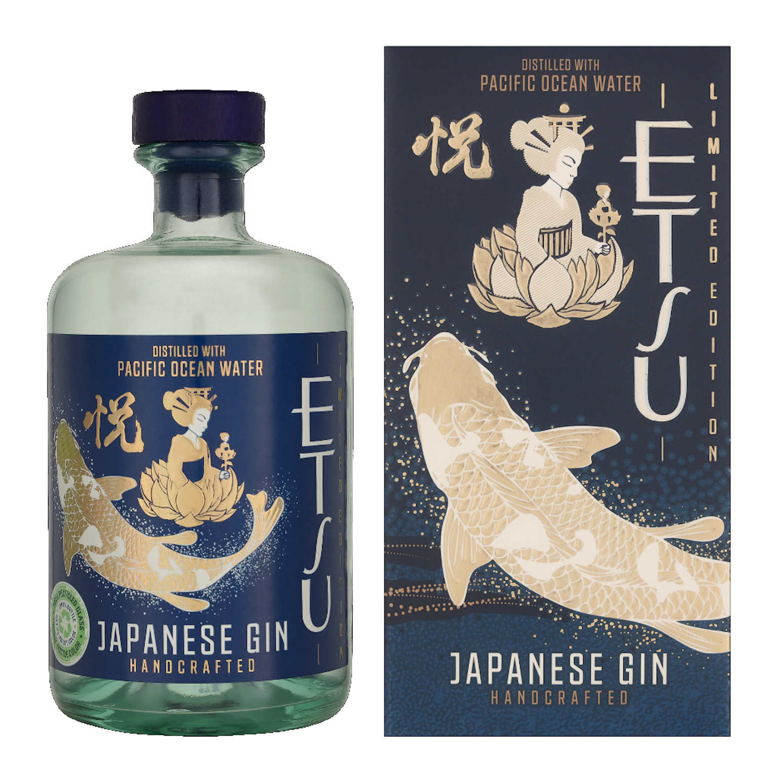 Etsu Pacific Ocean Water Gin + GP 0.7L (45% Vol.)