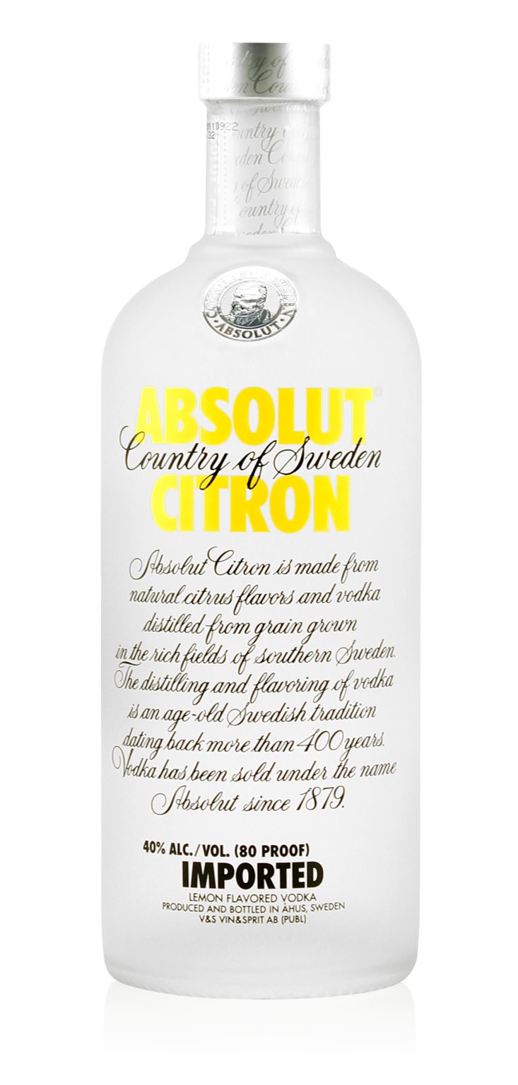 Absolut Citron Vodka 0,7L (40% Vol.)