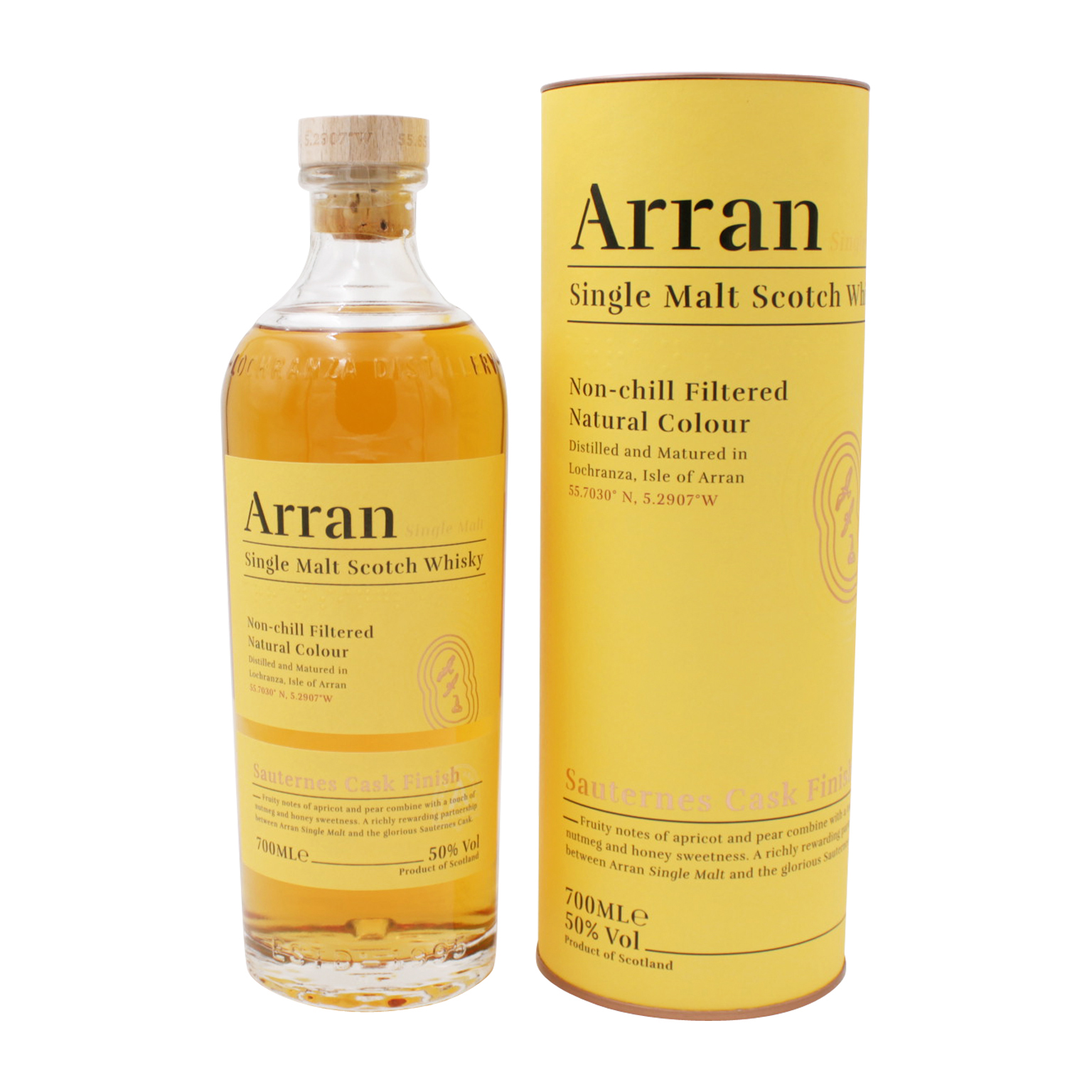 The Arran Sauternes Cask Finish Scotch Whisky 0.7L (50% Vol.)