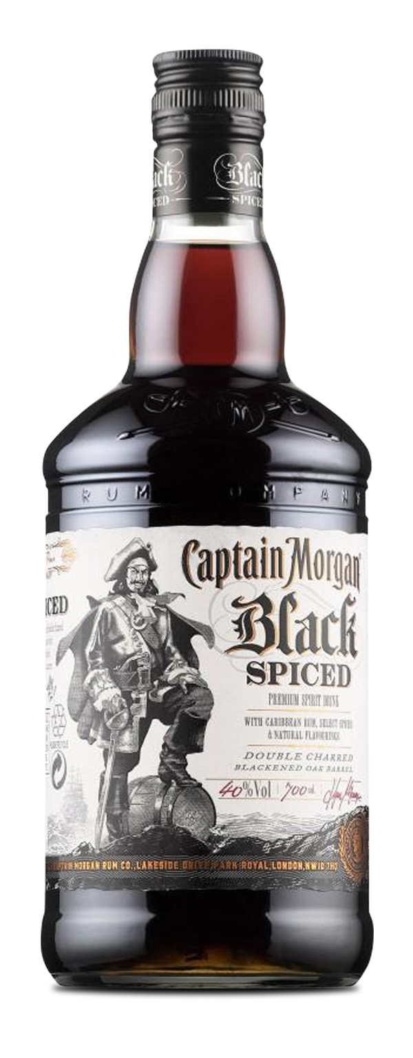 Captain Morgan Black Spiced 1.0L (40% Vol.)