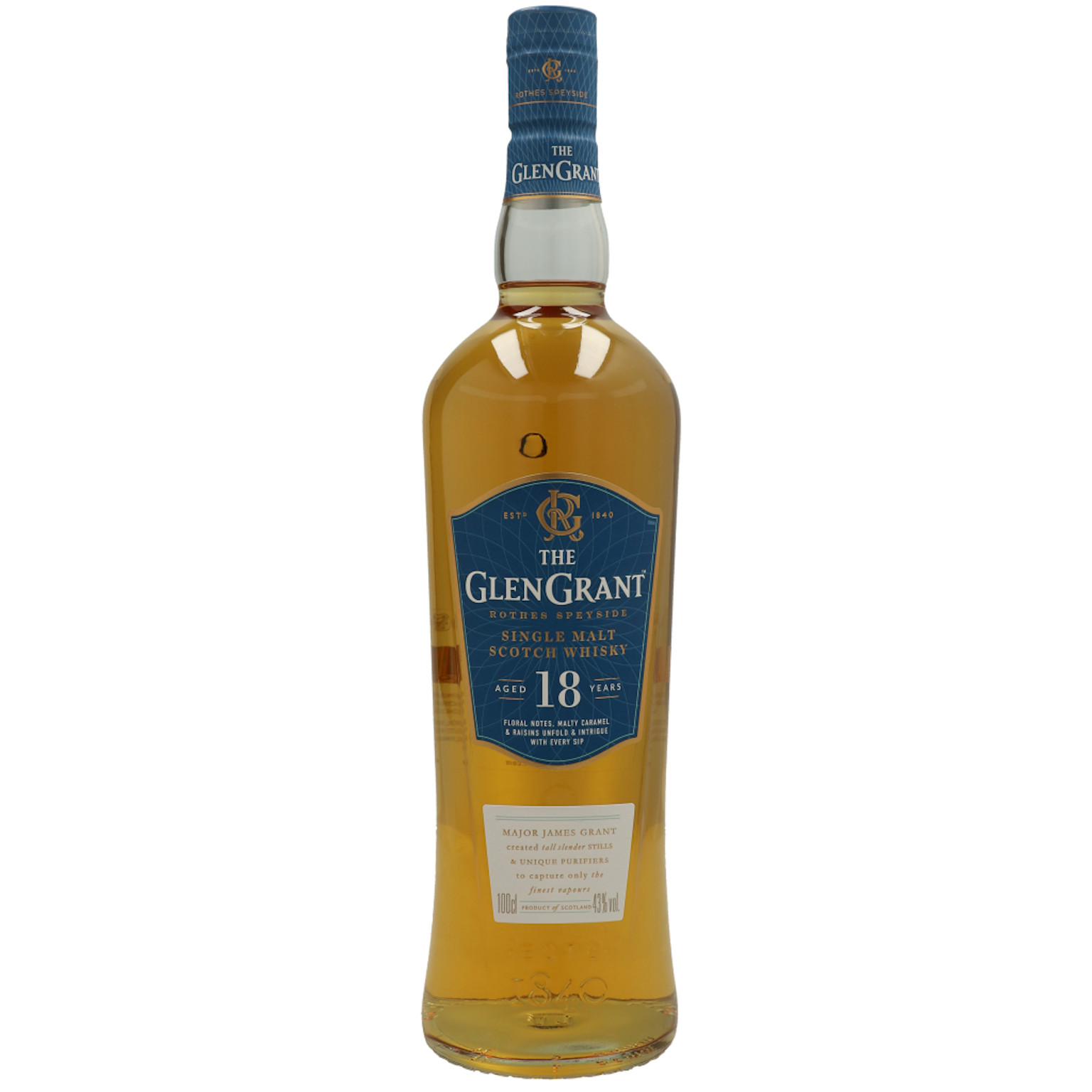 Glen Grant 18 Years + GP 1,0L (43% Vol.)