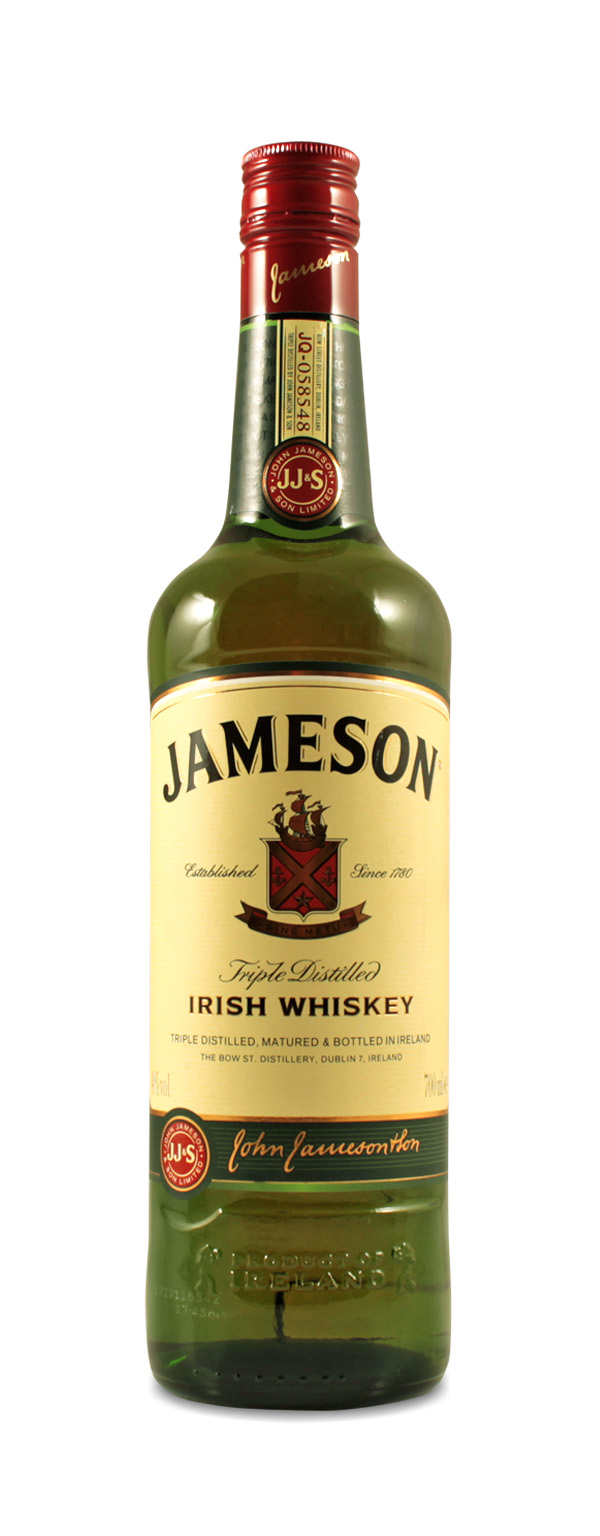 Jameson Triple Distilled Irish Whiskey 0,7L (40% Vol.)