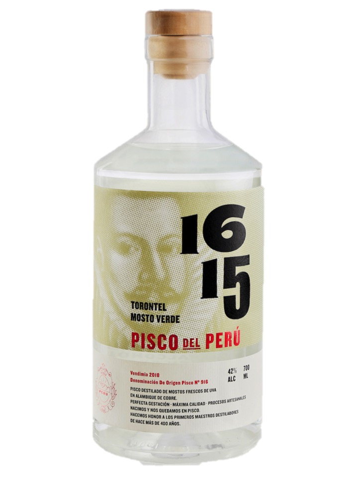 Pisco 1615 Mosto Verde Torontel 0.7L (42% Vol.)