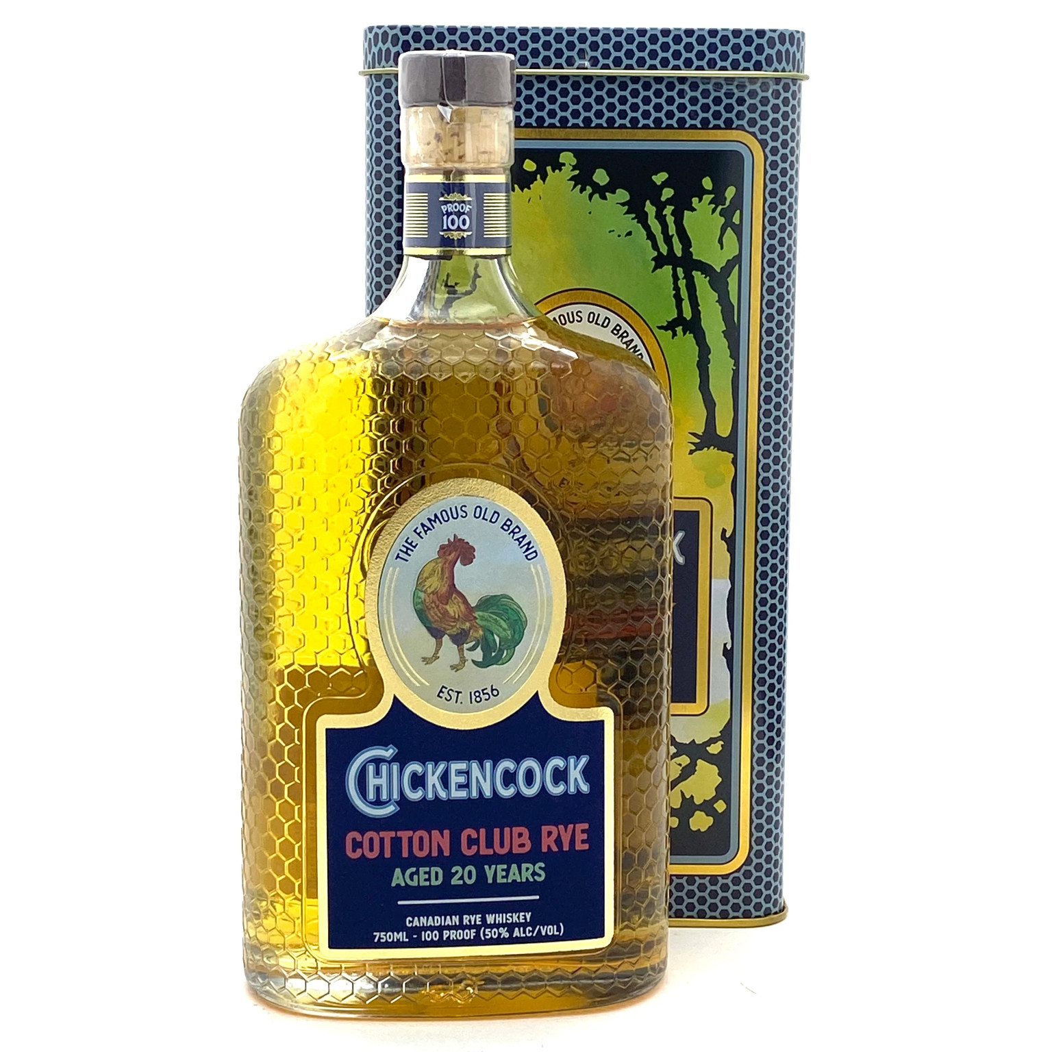 Chicken Cock Aged 20 YO Cotton Club Rye Whiskey 0.7L (50% Vol.)