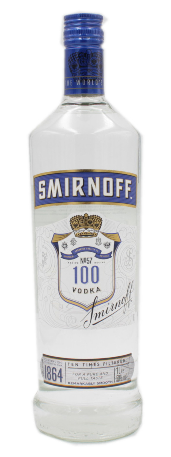 Smirnoff Blue Vodka 1,0L (50% Vol.)