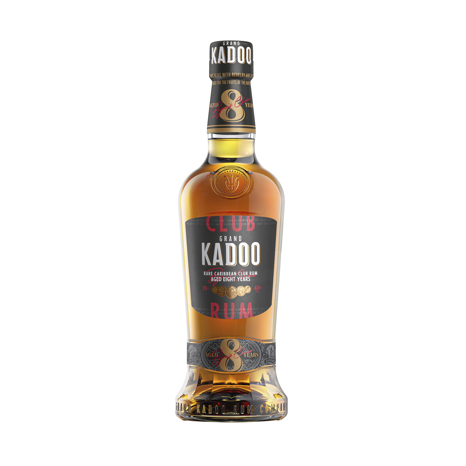 Grand Kadoo Club 8YO Rum 0,7L (40% Vol.)