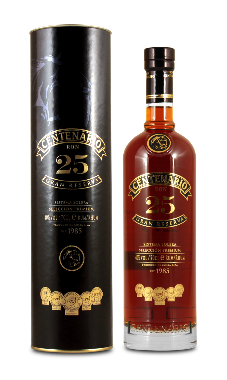 Ron Centenario 25 Años Gran Reserva 0.7L (40% Vol.)