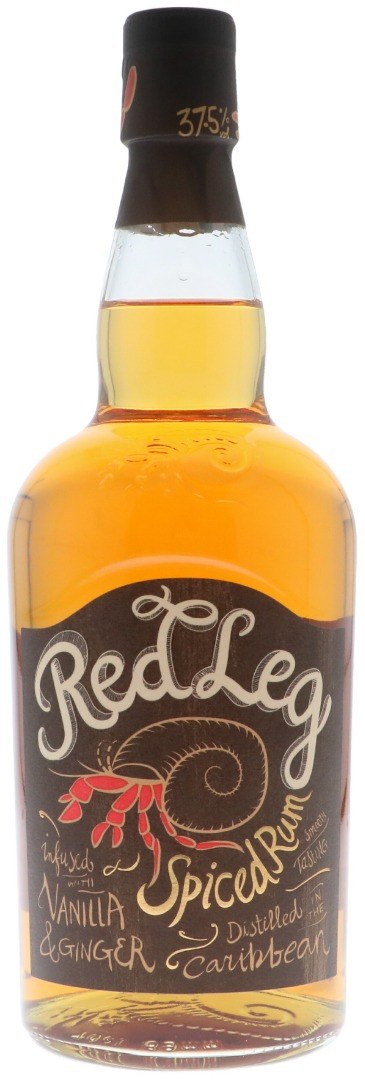 Red Leg Spiced Rum Vanilla & Ginger 0.70L (37.50% Vol.)