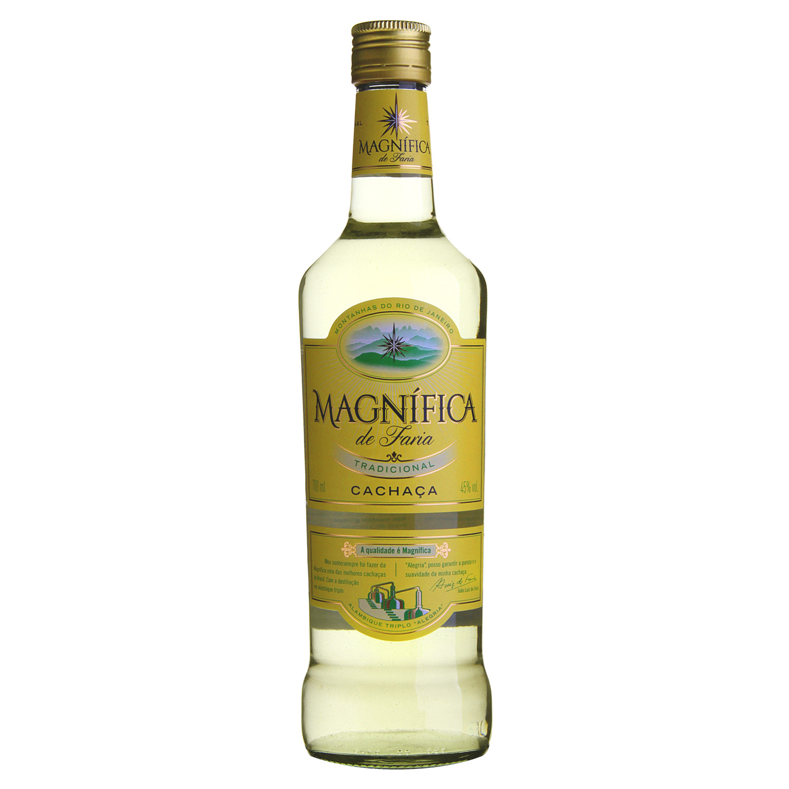 Magnífica Tradicional Cachaça 1,0L (40% vol.)