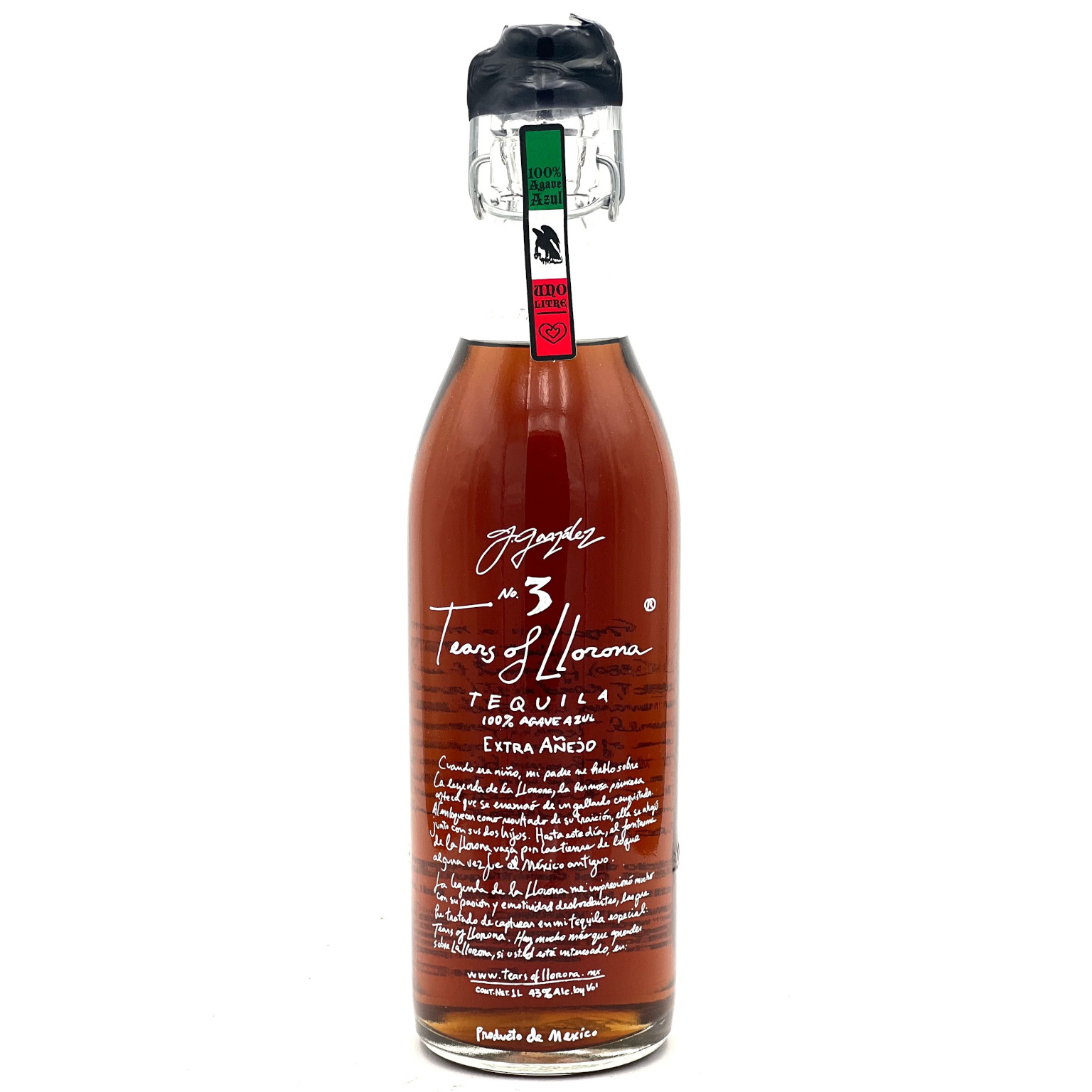 Tears of Llorona Extra Anejo Tequila 1.0L (40% Vol.)
