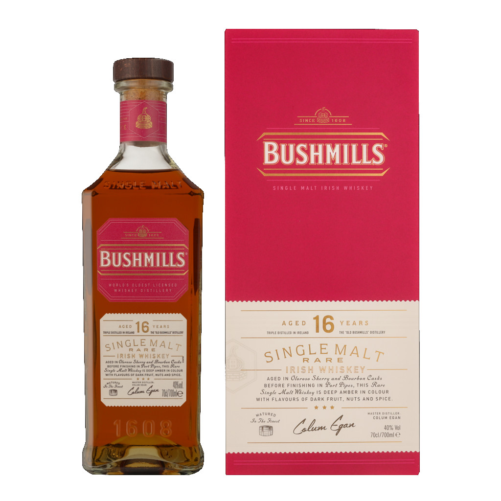 Bushmills 16 YO + GB 0.7L (40% Vol.)