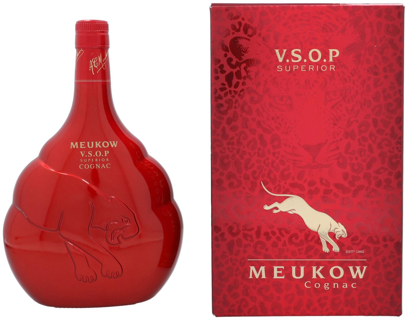 Meukow VSOP Red Edition avec coffret 0,7L (40% Vol.)