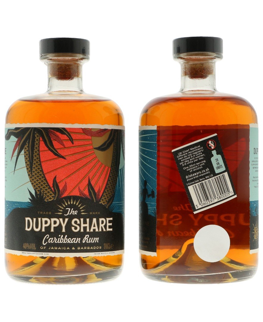 Duppy Share Carribean Aged Rum 0.7L (40% Vol.)