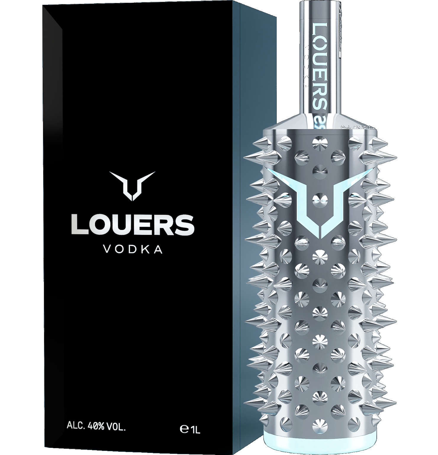 Louers Vodka + Wooden GB 1.0L (40% Vol.)