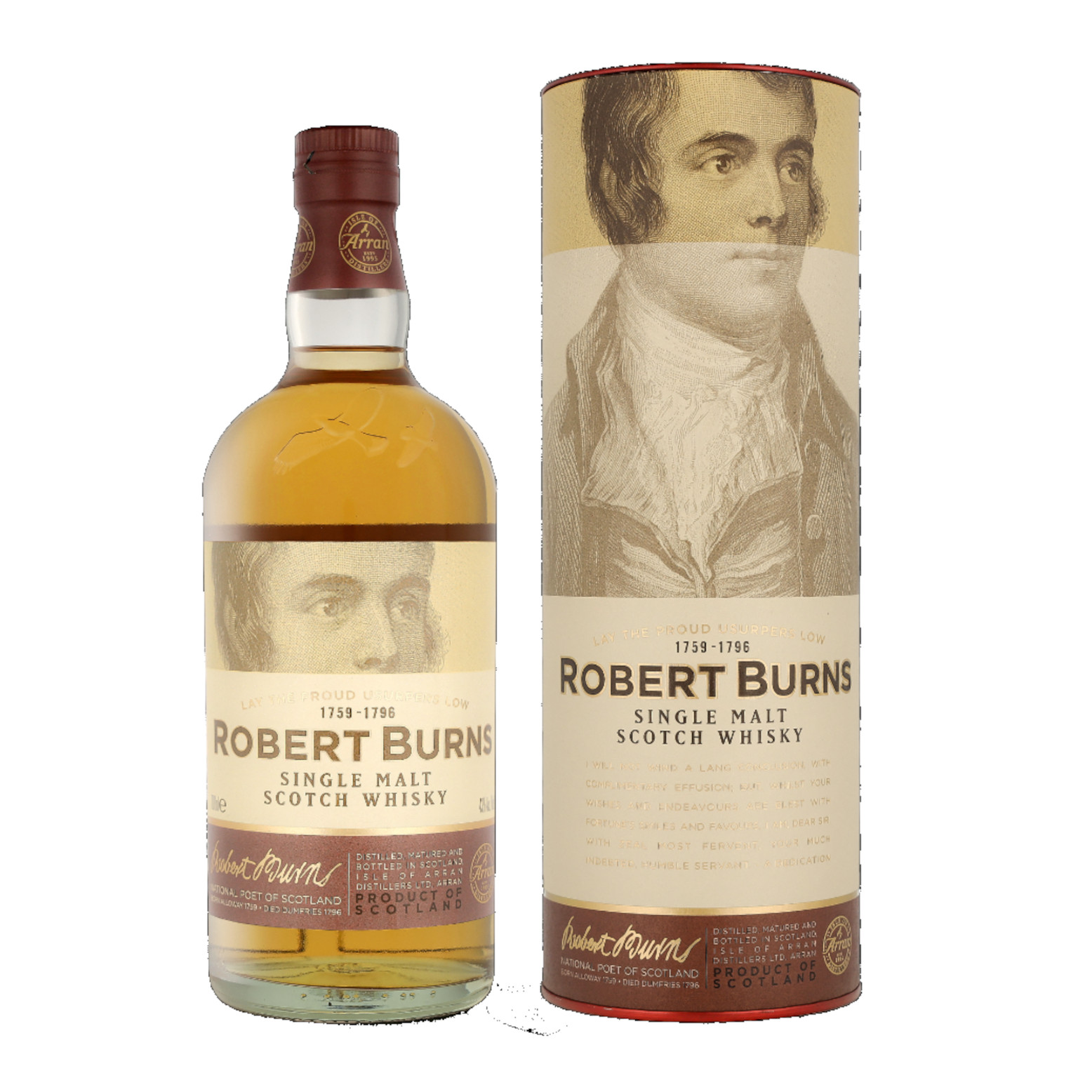 Arran Robert Burns + GB 0.7L (43% Vol.)