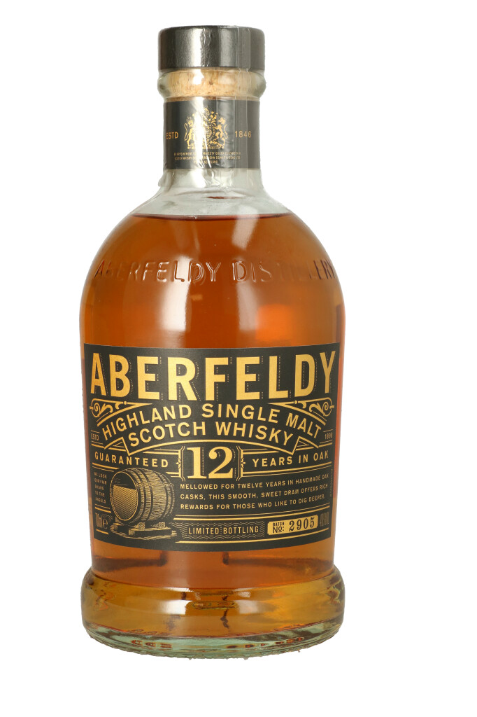 Aberfeldy 12 Years Goldbar + GB 0.7L (40% Vol.)