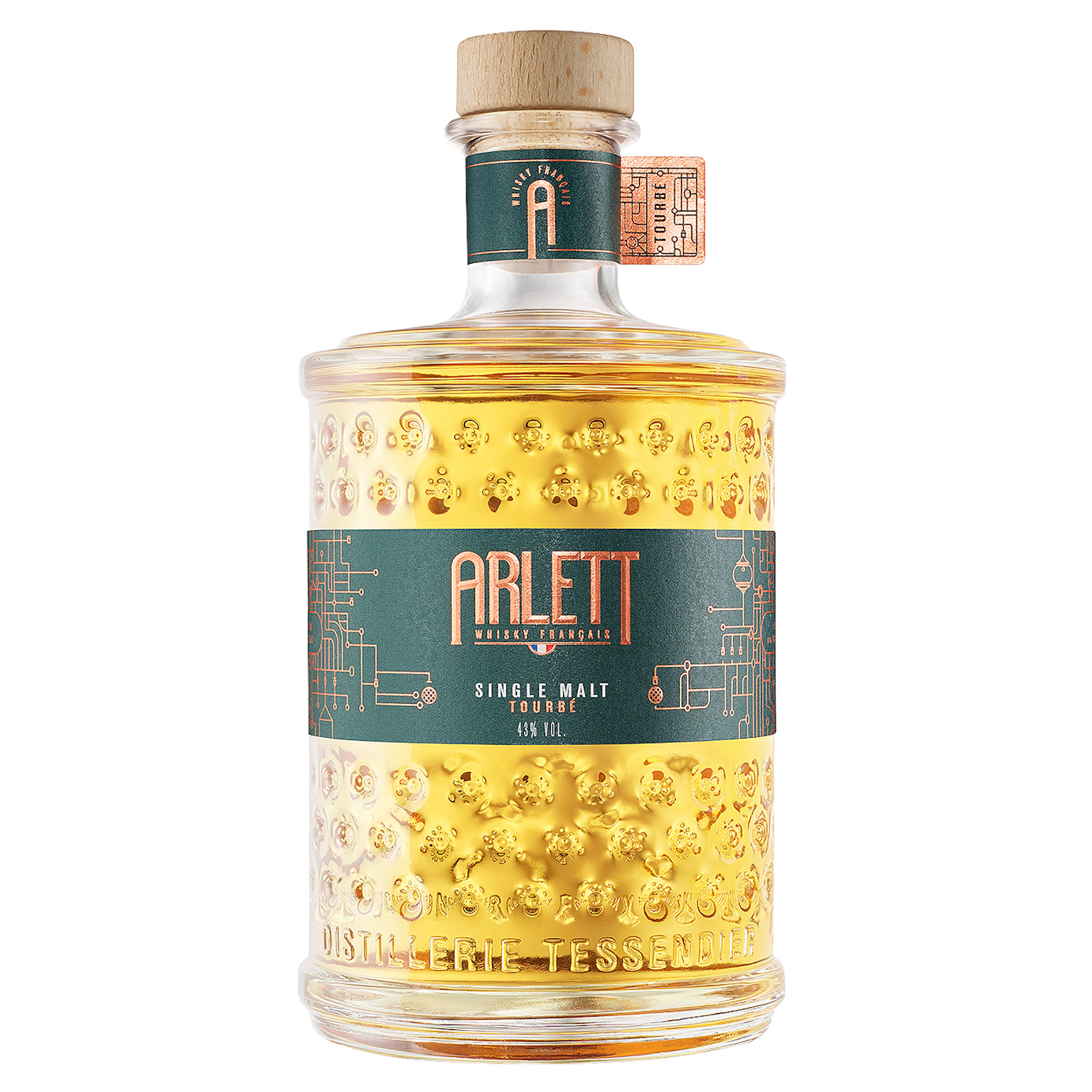 Arlett Single Malt Tourbé Whisky 0.7L (43% Vol.)