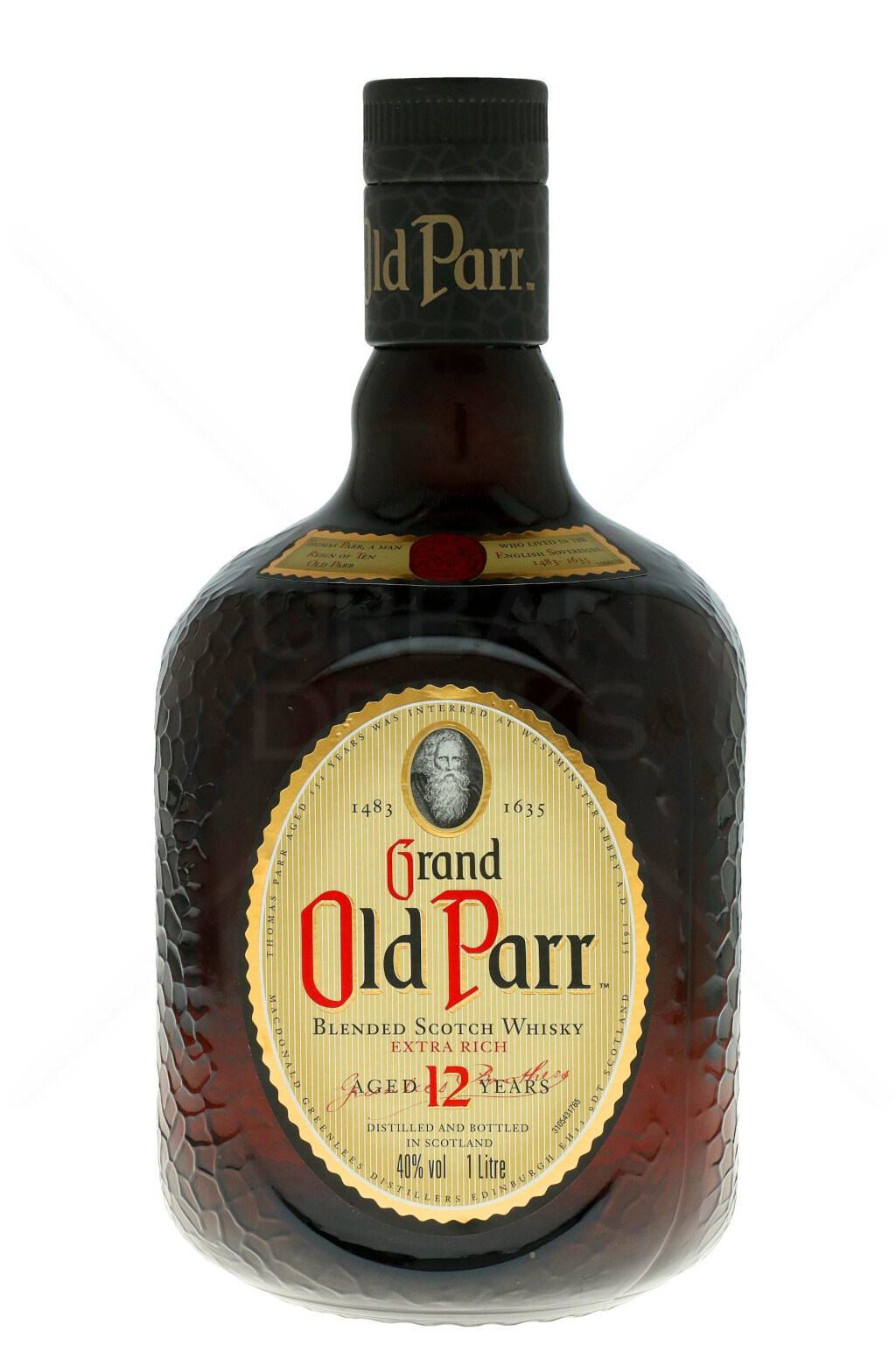 Old Parr 12 YO Blended Whisky 1,0L (40% Vol.) + GP