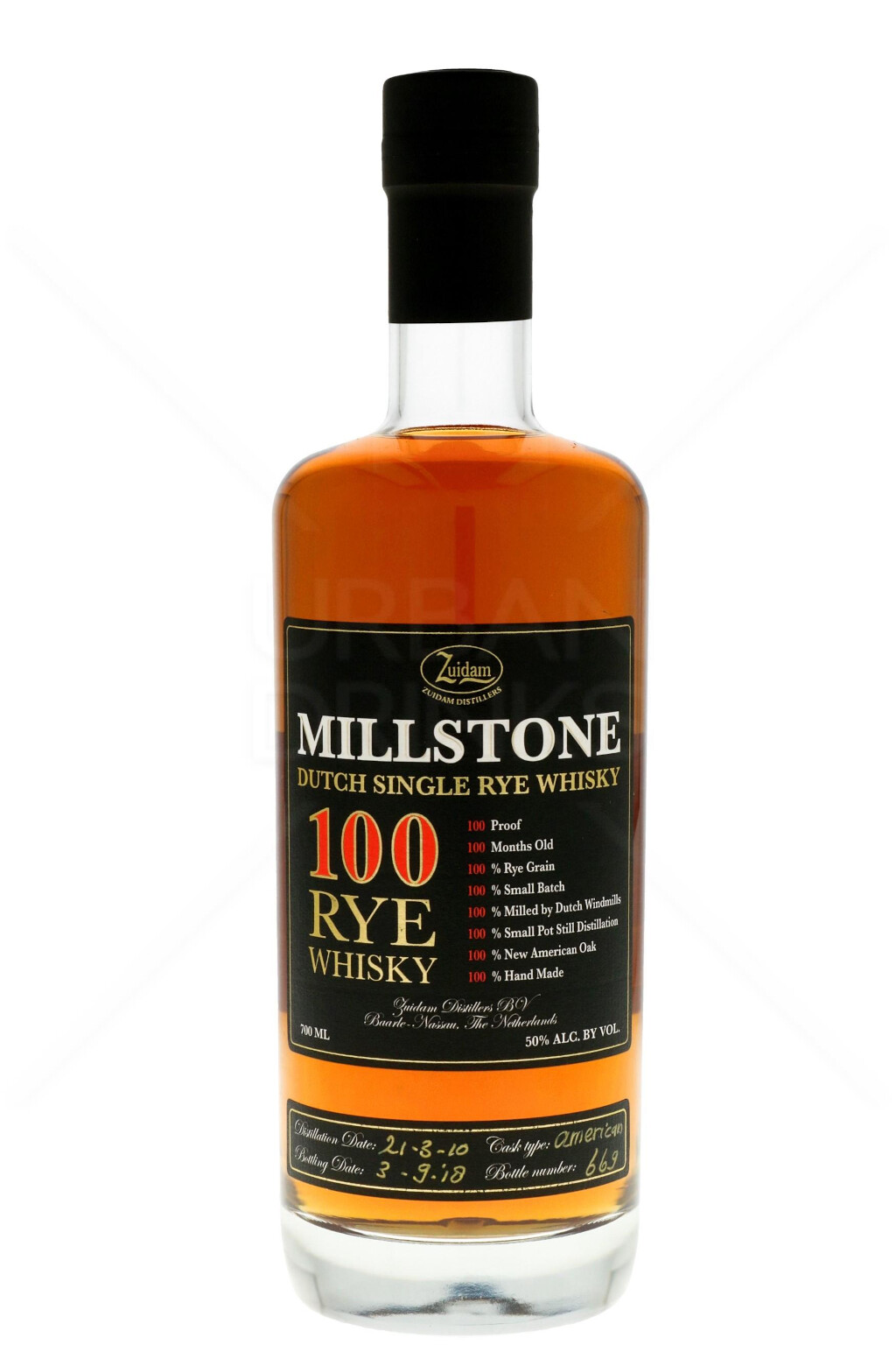 Millstone 100 Rye Whisky 0,7L (50% Vol.)