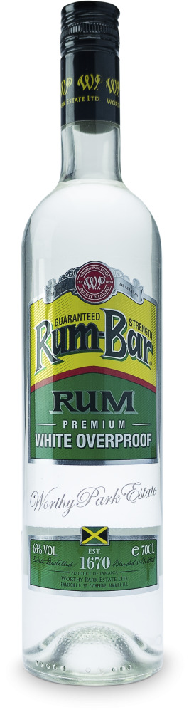Worthy Park Rum Bar Overproof 0,7L (63% Vol.)