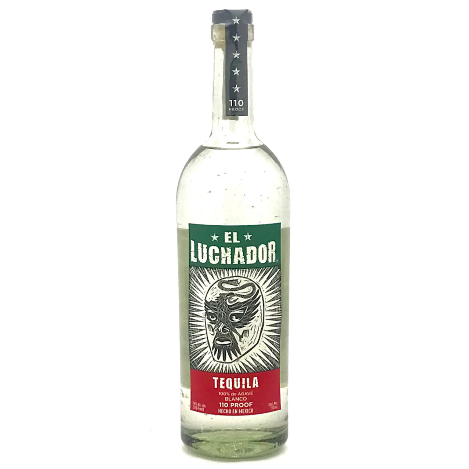 El Luchador 110 Proof Tequila Blanco 0.7L (55% Vol.)