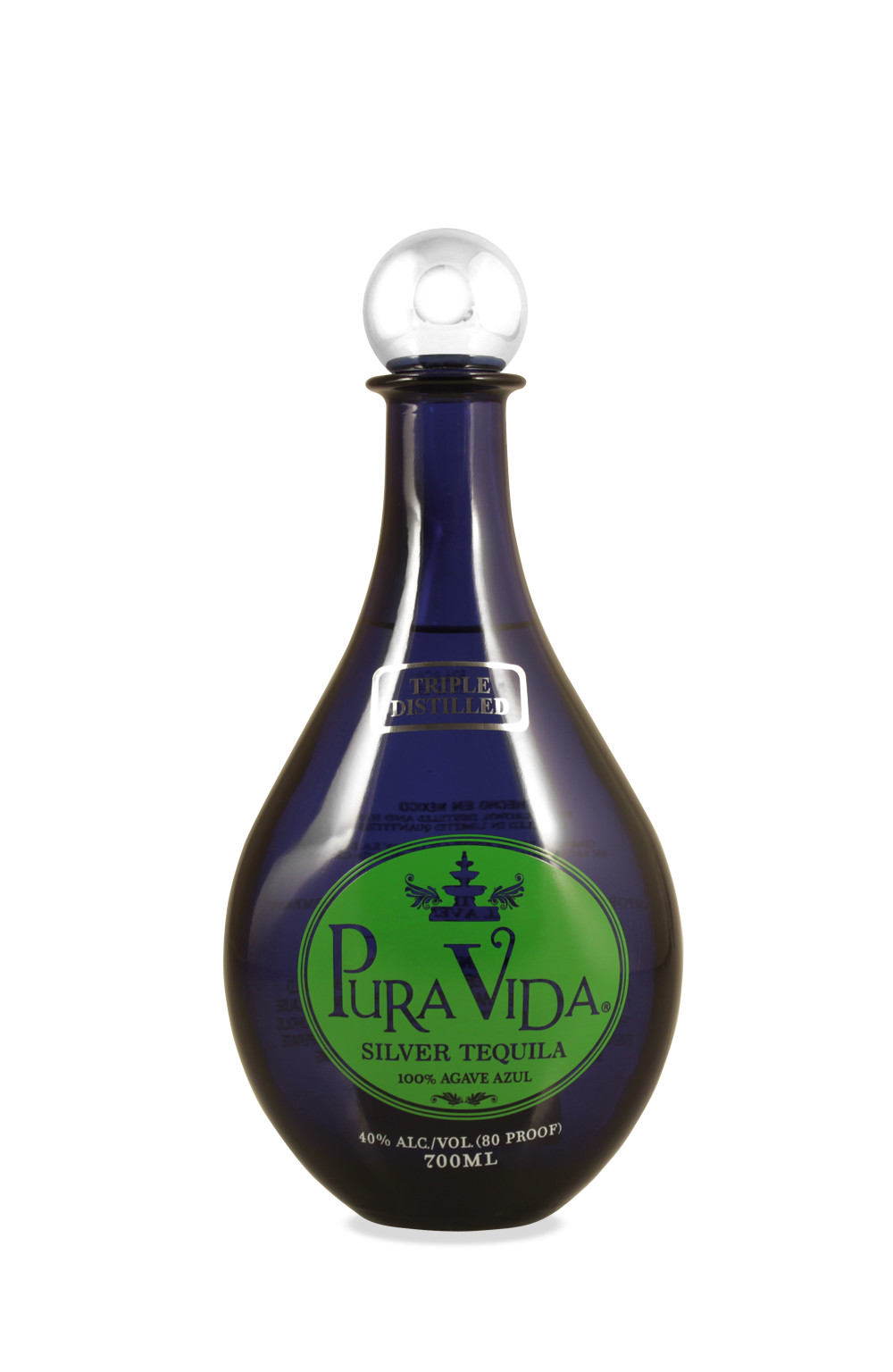 Pura Vida Silver Tequila 0,7L (40% Vol.)