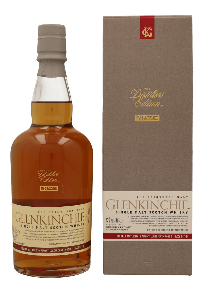 Glenkinchie Distillers Edition 2008-2020 + GB 0.7L (43% Vol.)