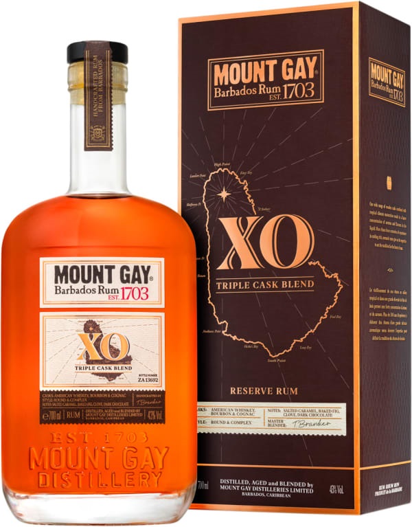 Mount Gay 1703 XO Triple Cask 0,7L (43% Vol.)
