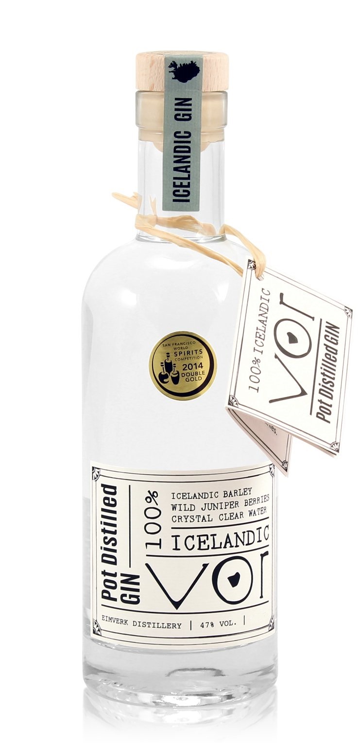 VOR - 100% Icelandic Pot Distilled Gin 0.7L (47% Vol.)
